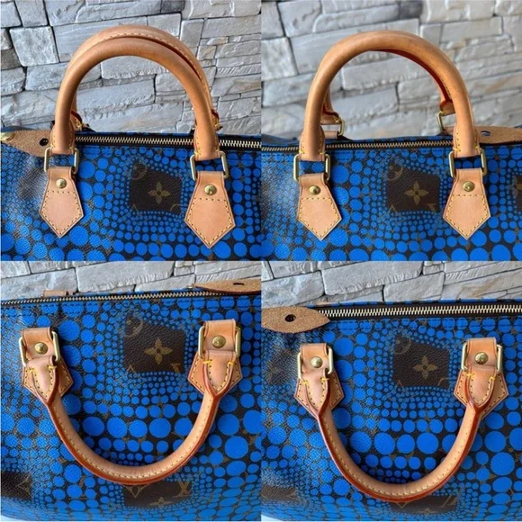 SOLD Louis Vuitton Monogram Kusama Town Speedy 30 - Picture 6 of 14
